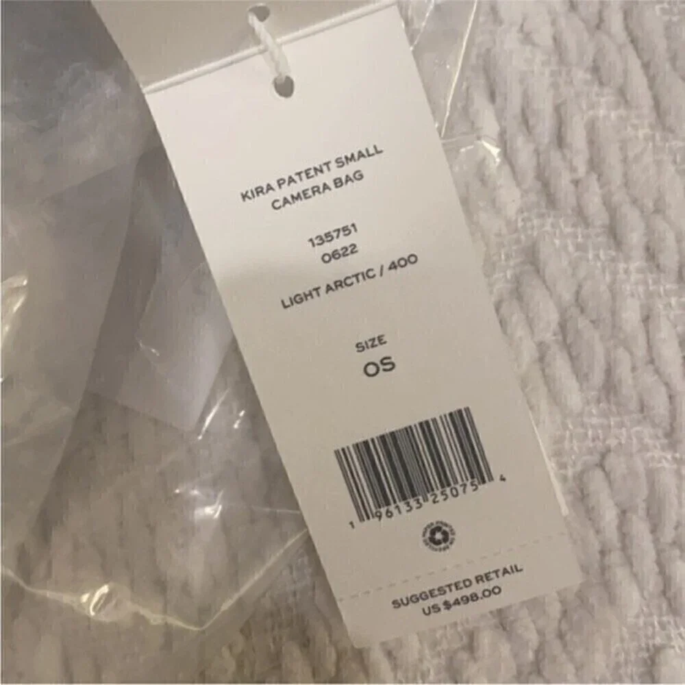 New Tory Burch Kira patent Small camera bag